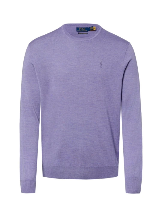 Zdjęcie produktu Polo Ralph Lauren sweter wełniany Mężczyźni Wełna merino lila