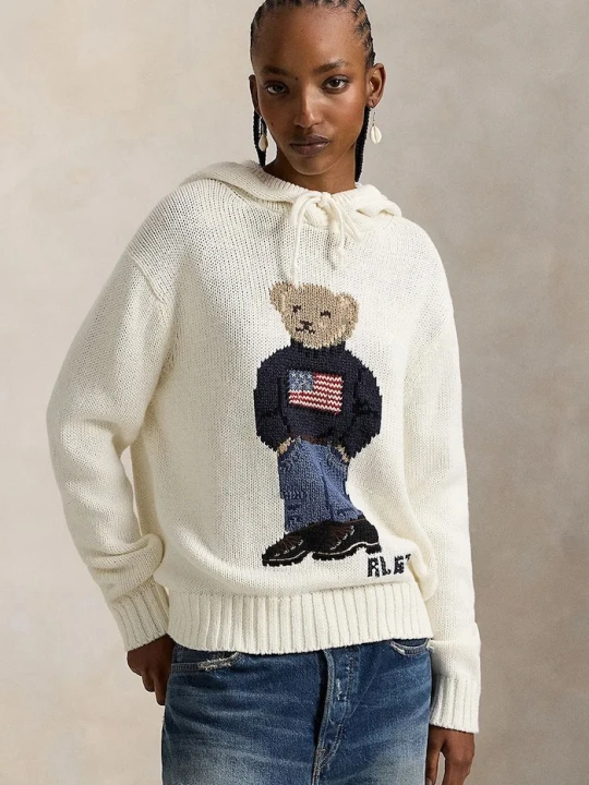 Zdjęcie produktu Polo Ralph Lauren sweter z dodatkiem lnu beżowy