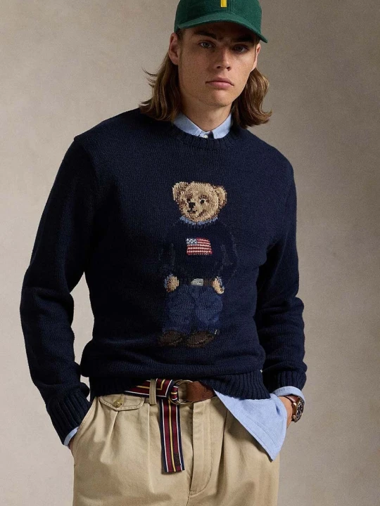 Zdjęcie produktu Polo Ralph Lauren sweter z domieszką lnu