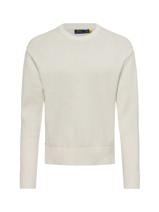 Zdjęcie produktu Polo Ralph Lauren Sweter z dzianiny Kobiety Bawełna biały