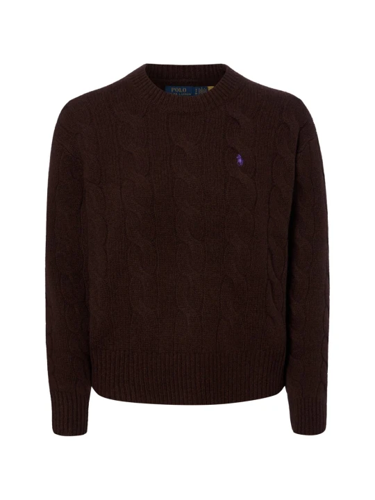 Zdjęcie produktu Polo Ralph Lauren sweter z dzianiny z zawartością kaszmiru Kobiety Kaszmir brązowy