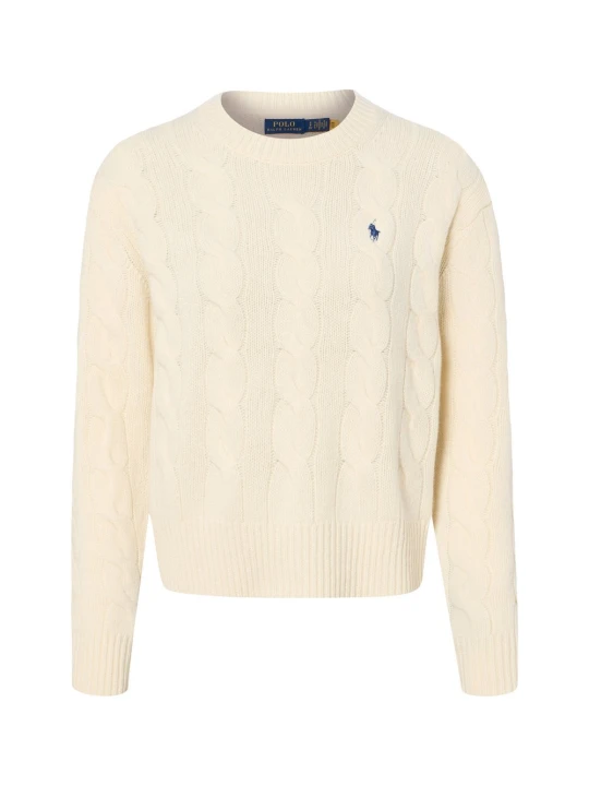 Zdjęcie produktu Polo Ralph Lauren sweter z dzianiny z zawartością kaszmiru Kobiety Kaszmir biały