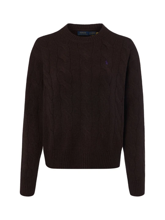 Zdjęcie produktu Polo Ralph Lauren sweter z dzianiny z zawartością kaszmiru Kobiety Kaszmir brązowy