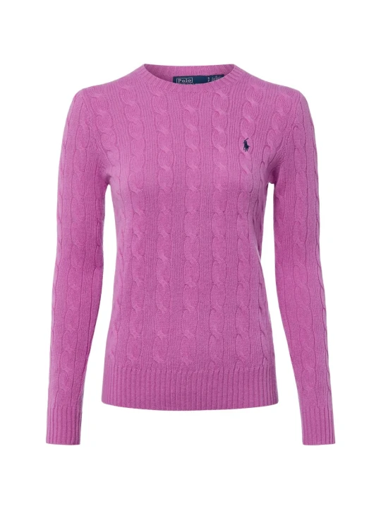 Zdjęcie produktu Polo Ralph Lauren Sweter z zawartością kaszmiru Kobiety Kaszmir wyrazisty róż