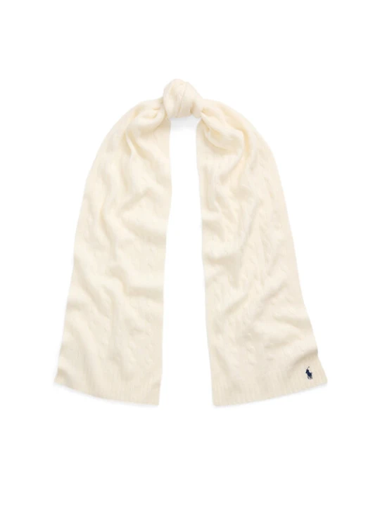 Zdjęcie produktu Polo Ralph Lauren Szalik 455956296002 Kremowy