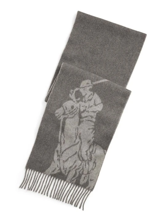 Zdjęcie produktu Polo Ralph Lauren szalik wełniany szary