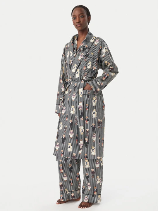 Zdjęcie produktu Polo Ralph Lauren Szlafrok 4P0248 Zielony ciemny