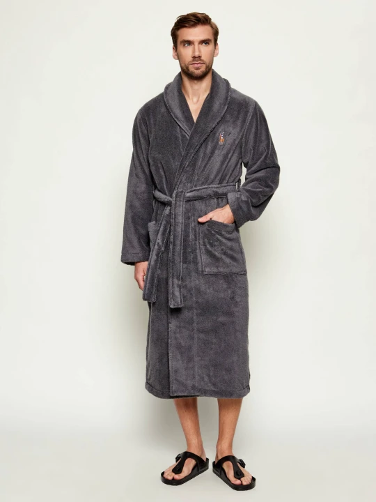 Zdjęcie produktu POLO RALPH LAUREN Szlafrok | Regular Fit popielaty