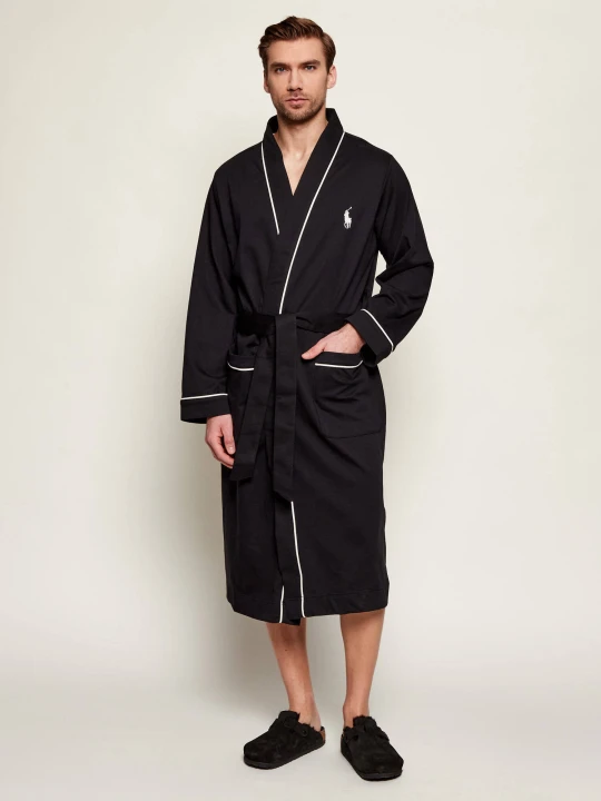 Zdjęcie produktu POLO RALPH LAUREN Szlafrok | Relaxed fit czarny
