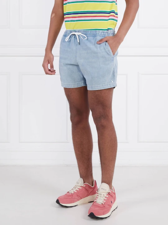 Zdjęcie produktu POLO RALPH LAUREN Szorty CFPREPSTERS-5-POCKET-DENIM | Regular Fit błękitny