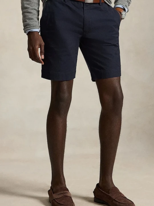 Zdjęcie produktu Polo Ralph Lauren szorty chino męskie bawełniane granatowy