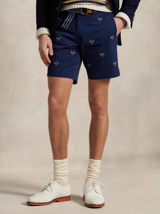 Zdjęcie produktu POLO RALPH LAUREN Szorty chino | Straight fit | stretch granatowy