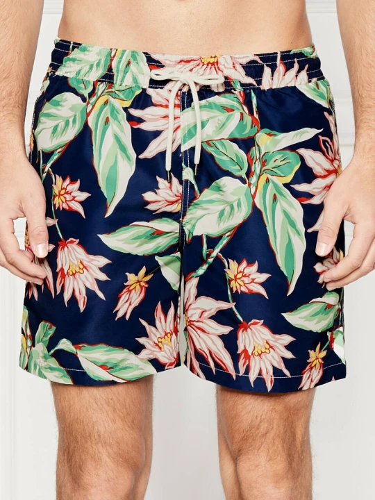 Zdjęcie produktu POLO RALPH LAUREN Szorty kąpielowe TRAVELER | Regular Fit granatowy