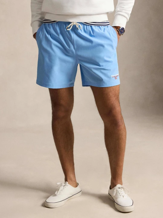 Zdjęcie produktu POLO RALPH LAUREN Szorty kąpielowe Traveller | Regular Fit błękitny