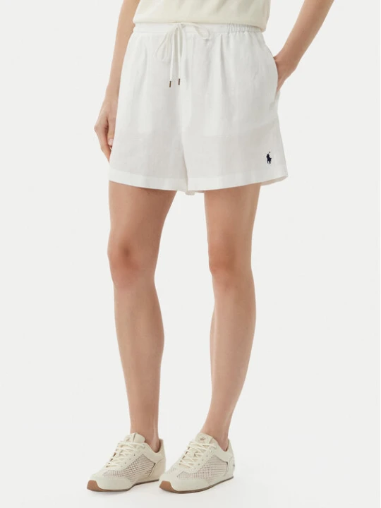 Zdjęcie produktu Polo Ralph Lauren Szorty materiałowe 211A12950002 Biały Relaxed Fit