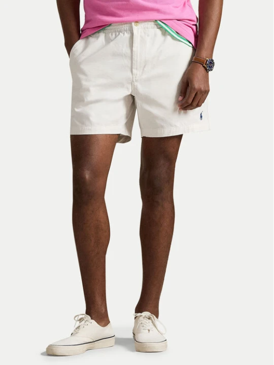 Zdjęcie produktu Polo Ralph Lauren Szorty materiałowe 710644995042 Biały Regular Fit