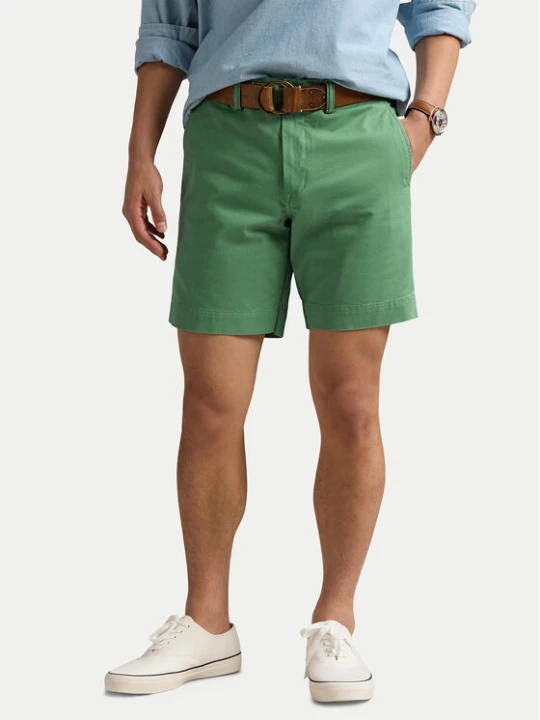 Zdjęcie produktu Polo Ralph Lauren Szorty materiałowe 710799213048 Zielony Straight Fit