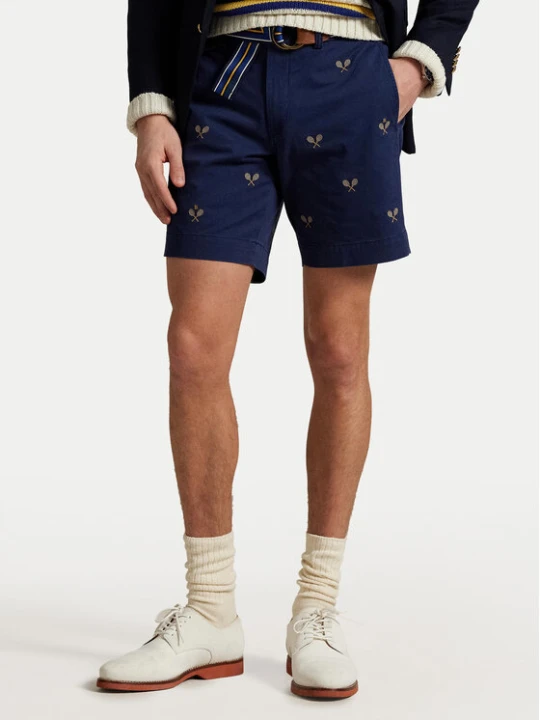Zdjęcie produktu Polo Ralph Lauren Szorty materiałowe 710963496001 Granatowy Straight Fit