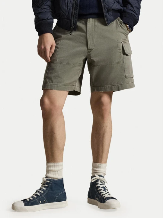 Zdjęcie produktu Polo Ralph Lauren Szorty materiałowe 710964027002 Zielony Relaxed Fit