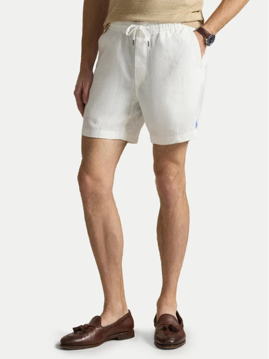 Zdjęcie produktu Polo Ralph Lauren Szorty materiałowe 710P08205501 Biały Regular Fit