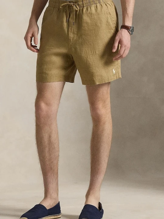 Zdjęcie produktu Polo Ralph Lauren szorty męskie bawełniane brązowy