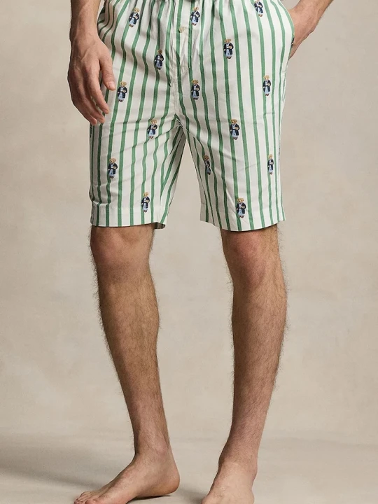 Zdjęcie produktu Polo Ralph Lauren szorty piżamowe męskie bawełniane beżowy