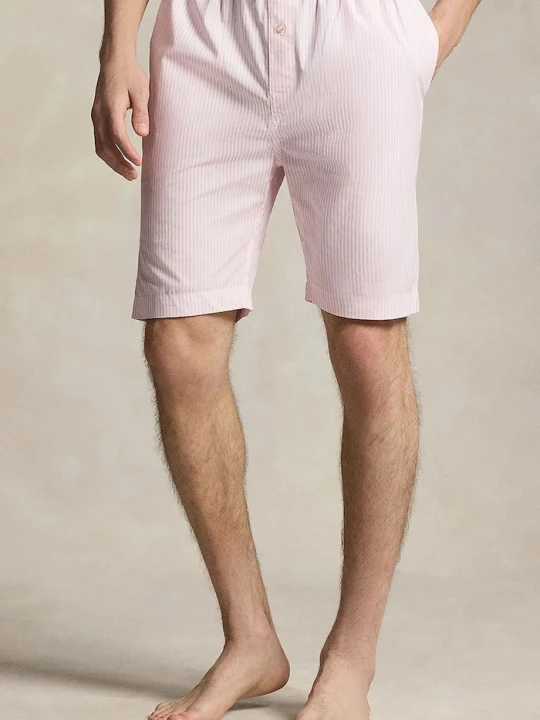 Zdjęcie produktu Polo Ralph Lauren szorty piżamowe męskie bawełniane różowy