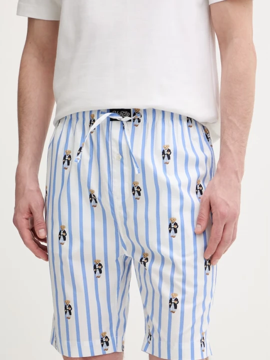 Zdjęcie produktu Polo Ralph Lauren szorty piżamowe męskie bawełniane niebieski