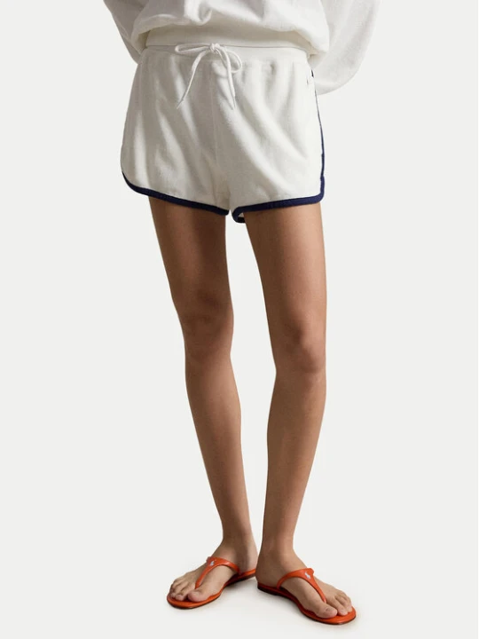 Zdjęcie produktu Polo Ralph Lauren Szorty sportowe 211A12956003 Biały Relaxed Fit