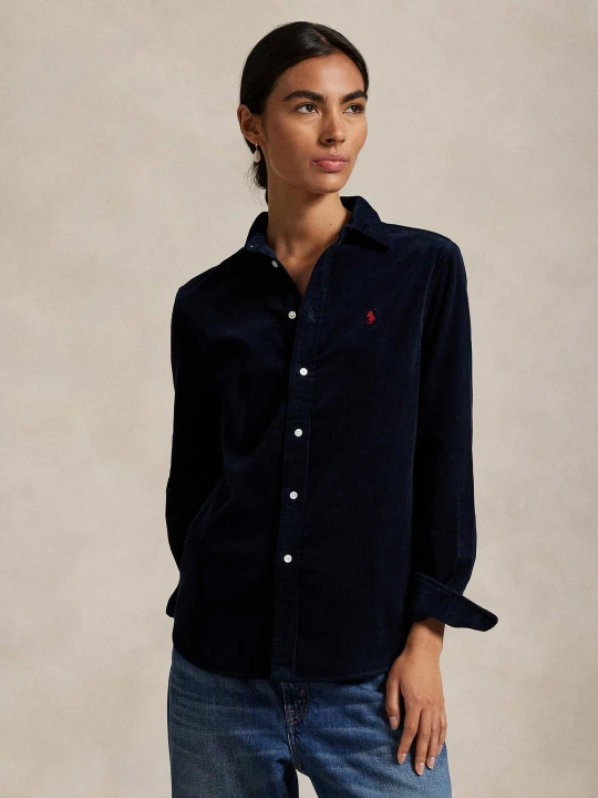 Zdjęcie produktu POLO RALPH LAUREN Sztruksowa koszula | Classic fit granatowy