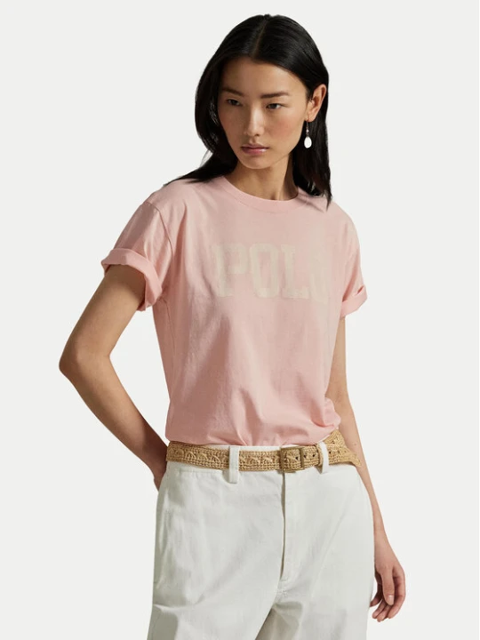 Zdjęcie produktu Polo Ralph Lauren T-Shirt 211965096001 Koralowy Regular Fit