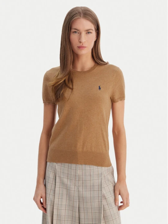 Zdjęcie produktu Polo Ralph Lauren T-Shirt 211971872007 Beżowy Slim Fit