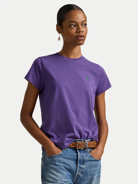 Zdjęcie produktu Polo Ralph Lauren T-Shirt 211B14605002 Fioletowy Classic Fit