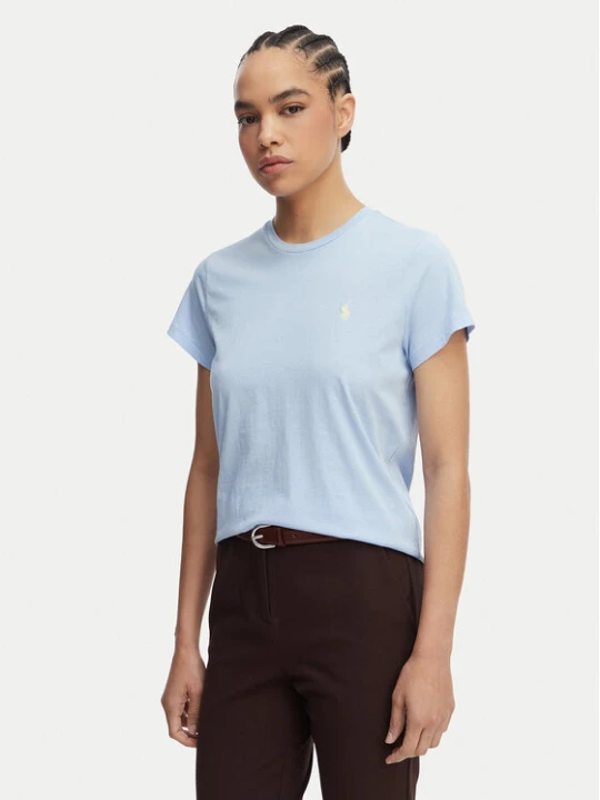 Zdjęcie produktu Polo Ralph Lauren T-Shirt 211B14605019 Niebieski jasny Classic Fit