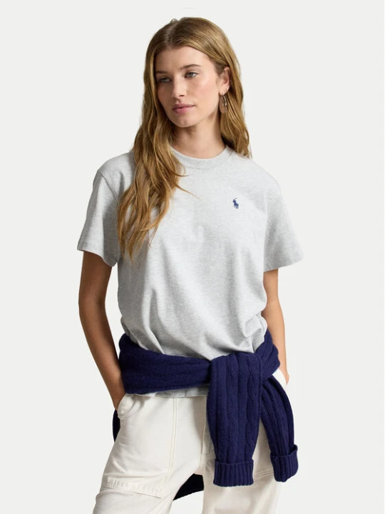 Zdjęcie produktu Polo Ralph Lauren T-Shirt 211B17798001 Szary Regular Fit