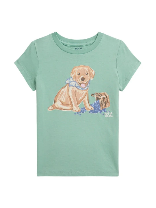 Zdjęcie produktu Polo Ralph Lauren T-Shirt 312A11768001 Zielony Regular Fit