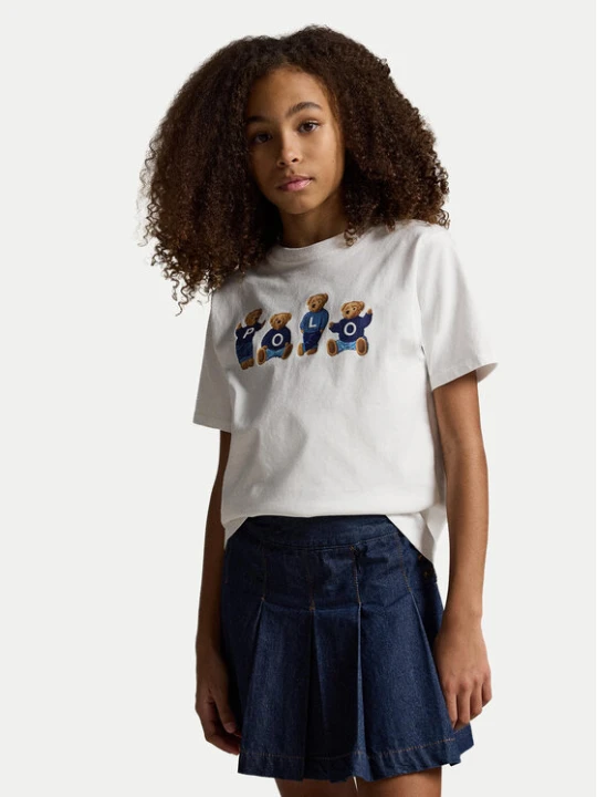 Zdjęcie produktu Polo Ralph Lauren T-Shirt 313A11851001 Biały Regular Fit