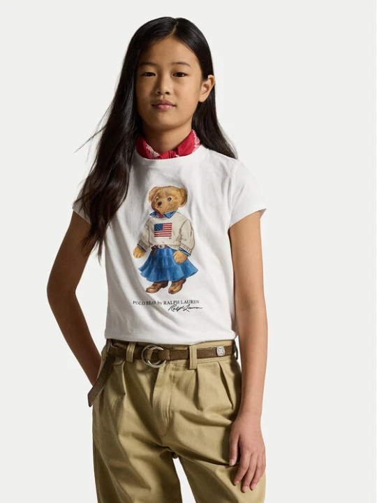 Zdjęcie produktu Polo Ralph Lauren T-Shirt 313A98403001 Biały Regular Fit