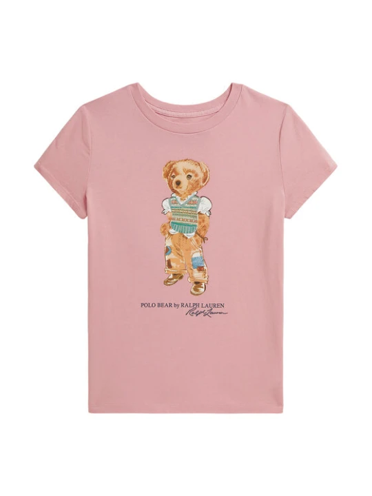 Zdjęcie produktu Polo Ralph Lauren T-Shirt 313B20033001 Różowy jasny Regular Fit