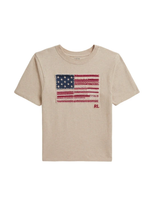 Zdjęcie produktu Polo Ralph Lauren T-Shirt 313B20043001 Beżowy Regular Fit