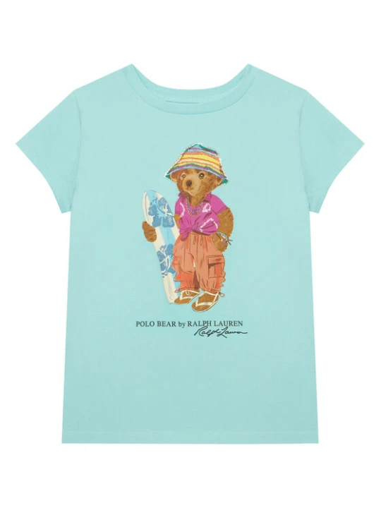 Zdjęcie produktu Polo Ralph Lauren T-Shirt 313B22529001 Turkusowy Regular Fit