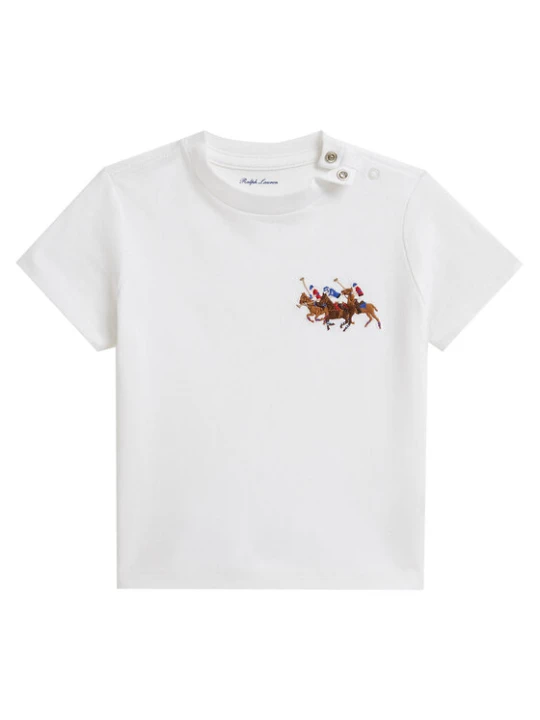 Zdjęcie produktu Polo Ralph Lauren T-Shirt 320A95734002 Biały Regular Fit