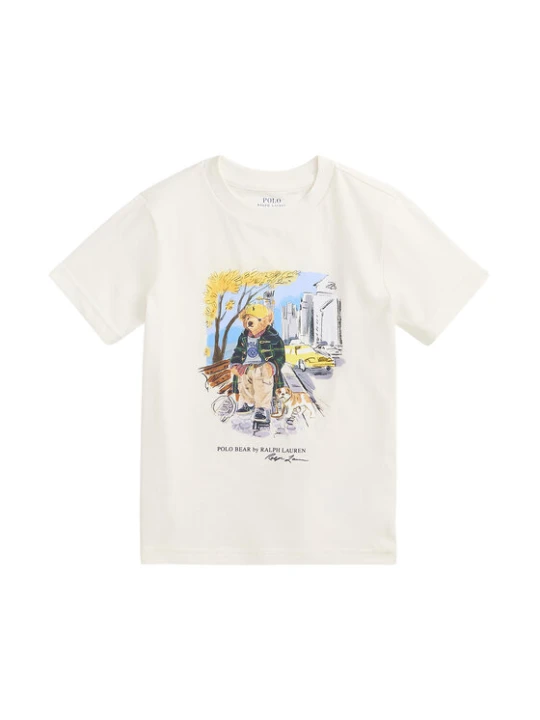 Zdjęcie produktu Polo Ralph Lauren T-Shirt 322979493001 Écru Regular Fit Kremowy