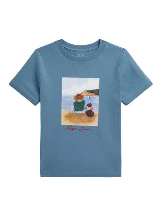 Zdjęcie produktu Polo Ralph Lauren T-Shirt 322A12424001 Niebieski Regular Fit
