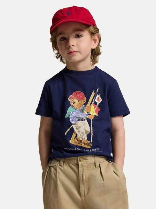 Zdjęcie produktu Polo Ralph Lauren T-Shirt 322A12428001 Granatowy Regular Fit