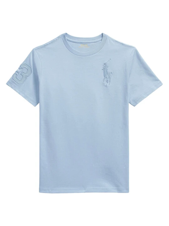 Zdjęcie produktu Polo Ralph Lauren T-Shirt 323832907506 Błękitny Regular Fit Niebieski jasny