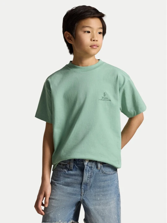 Zdjęcie produktu Polo Ralph Lauren T-Shirt 323A12286002 Zielony Oversize