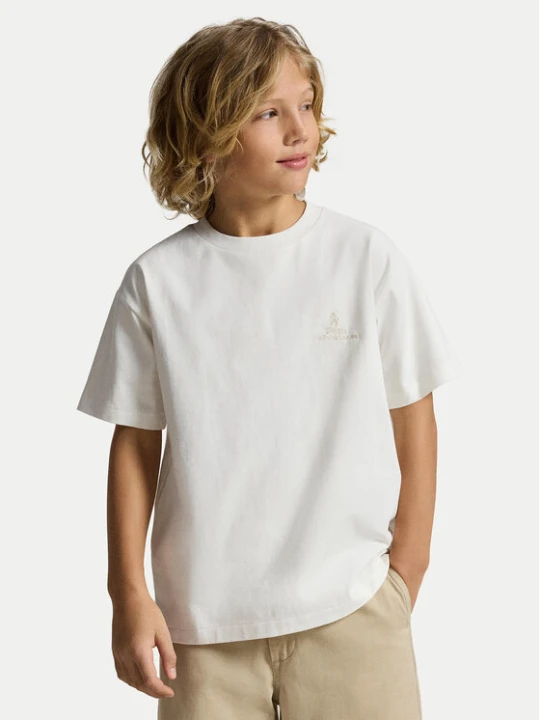 Zdjęcie produktu Polo Ralph Lauren T-Shirt 323A12286004 Écru Oversize Kremowy
