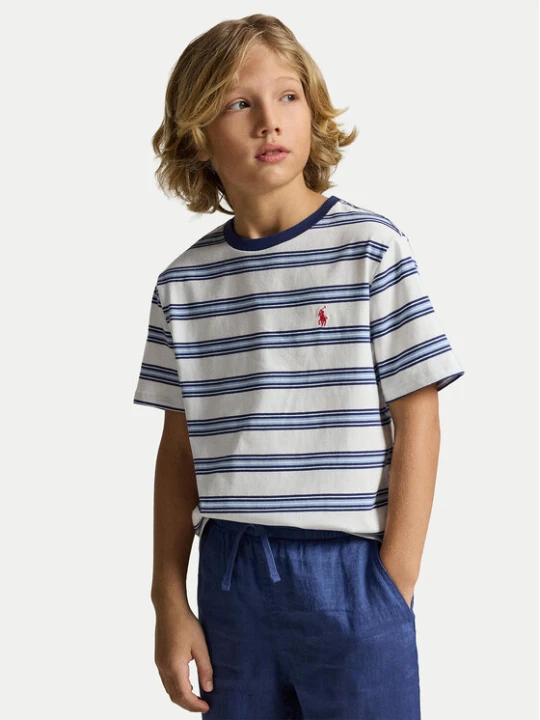 Zdjęcie produktu Polo Ralph Lauren T-Shirt 323A12297001 Niebieski Regular Fit
