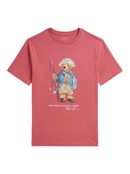 Zdjęcie produktu Polo Ralph Lauren T-Shirt 323B18890003 Czerwony jasny Regular Fit